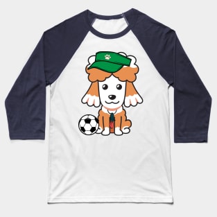 Poodle Playing Soccer Baseball T-Shirt